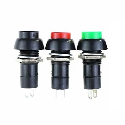Momentary Push On Switch Round Small - JJ Electronic